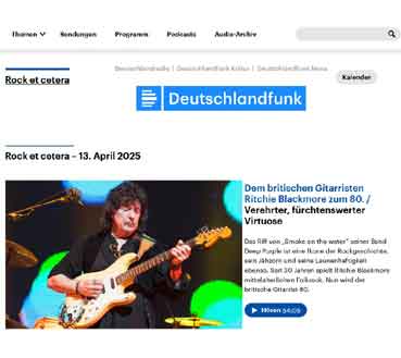 Rock et cetera: Ritchie Blackmore zum 80sten